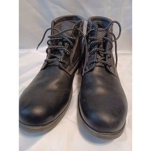 Clarks Men's Black Hommes Chukka Boots 16501 Size 13 Ortholite. Comfort Lace up